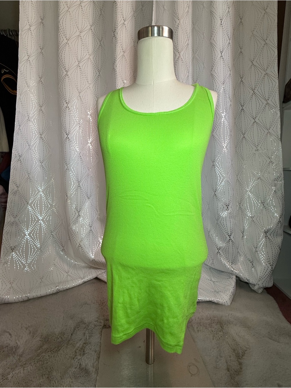 OP Neon Lime Tank Dress - Women Tops